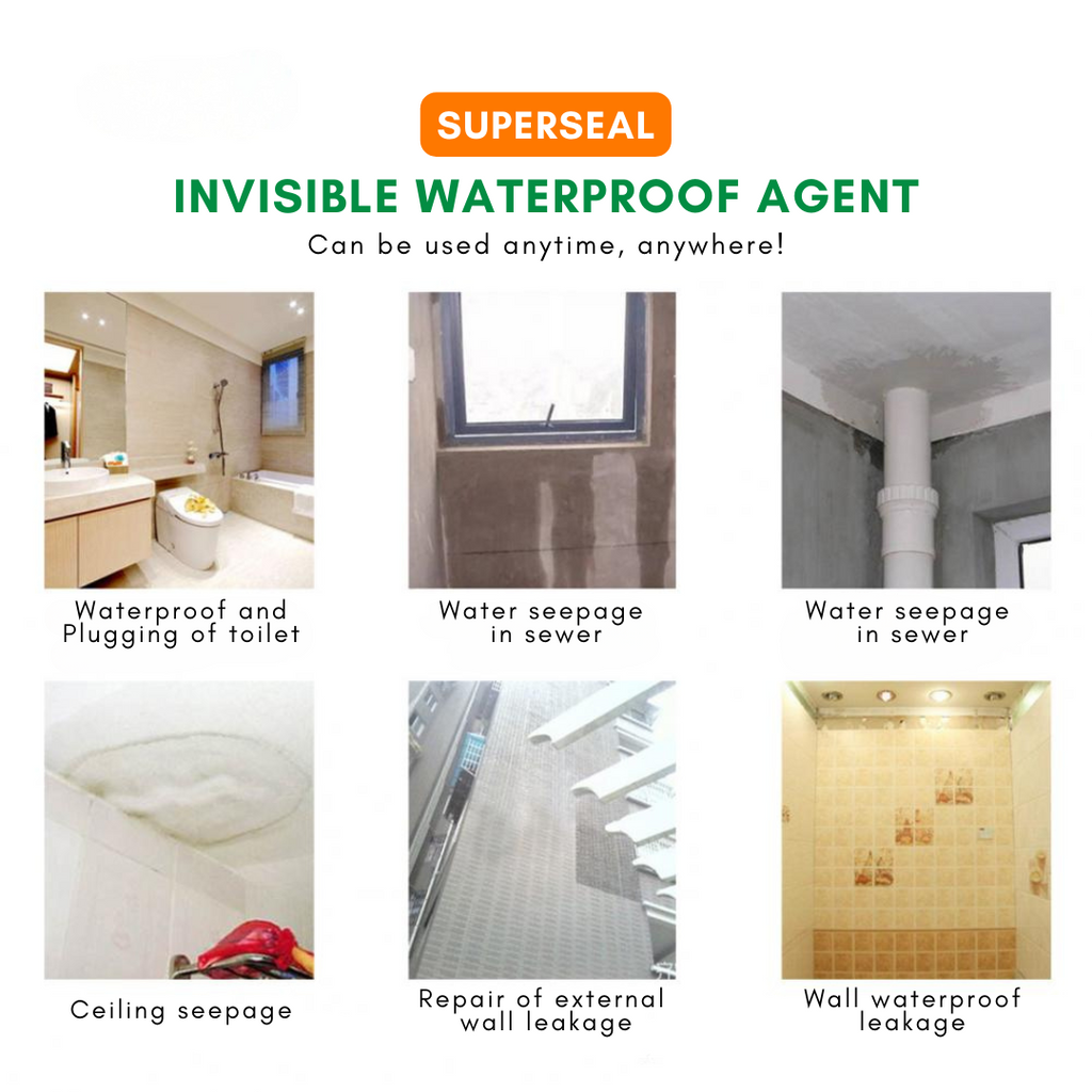 Seamless Invisible Sealant for Quick Waterproof Leak Repair