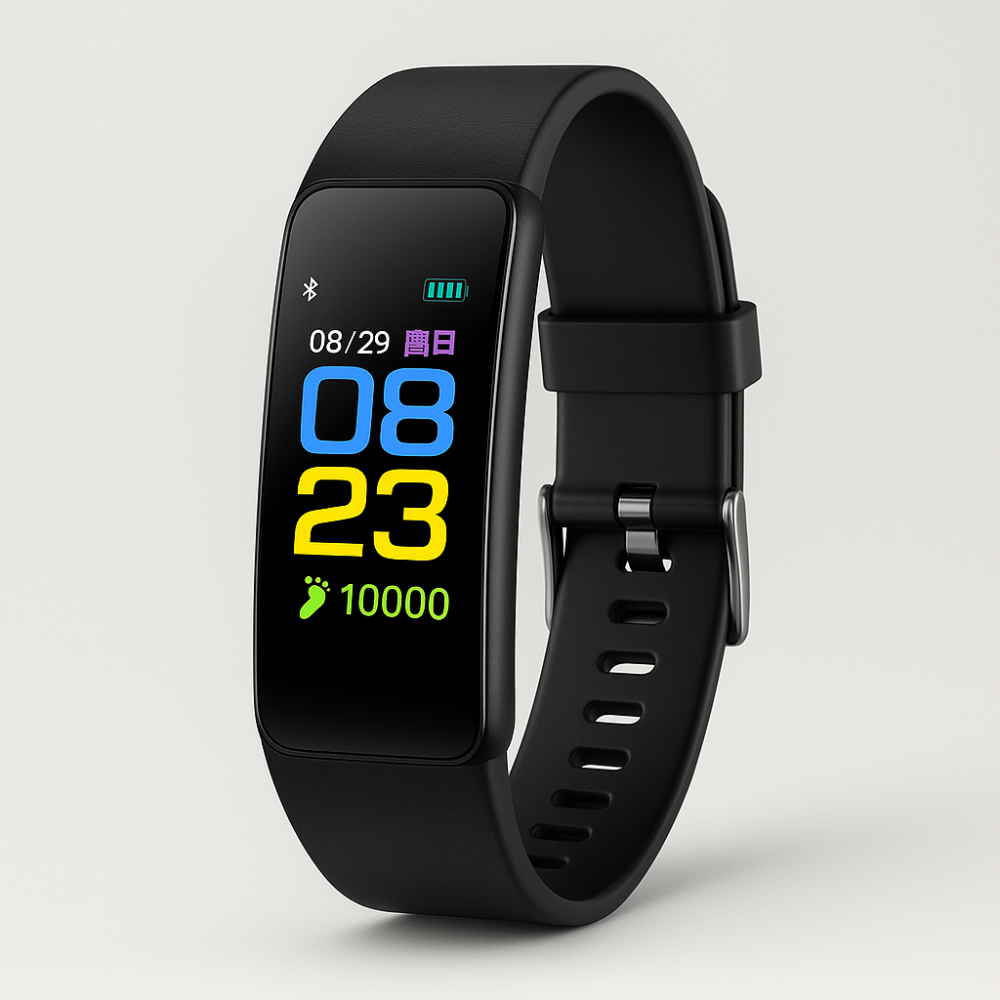Fitness hodinky pro seniory s LED displejem a měřením srdečního tepu