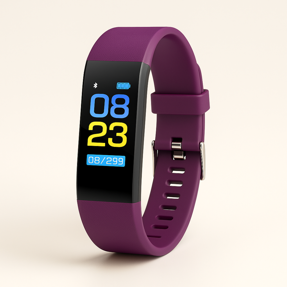 Fitness hodinky pro seniory s LED displejem a měřením srdečního tepu