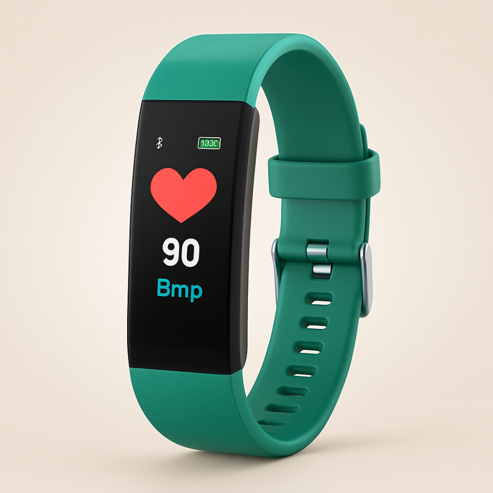 Fitness hodinky pro seniory s LED displejem a měřením srdečního tepu