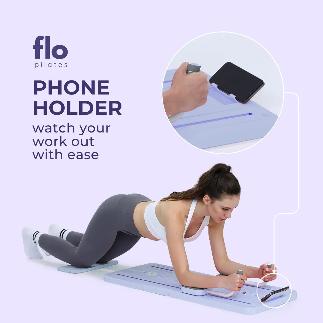 Draagbare Pilates Reformer-plank met verstelbare weerstandsbanden