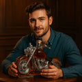 Motorcycle Shaped Whiskey Decanter For Bar Display