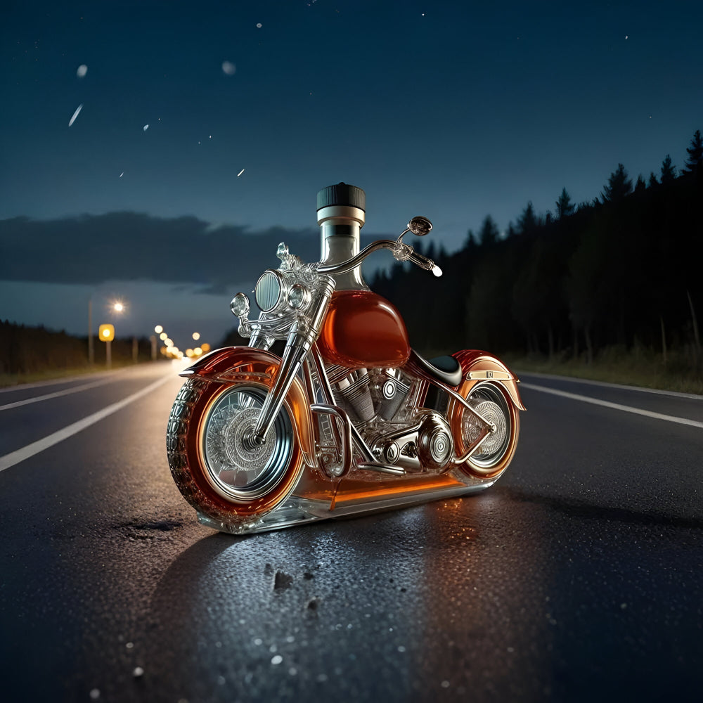 Motorcycle Shaped Whiskey Decanter For Bar Display