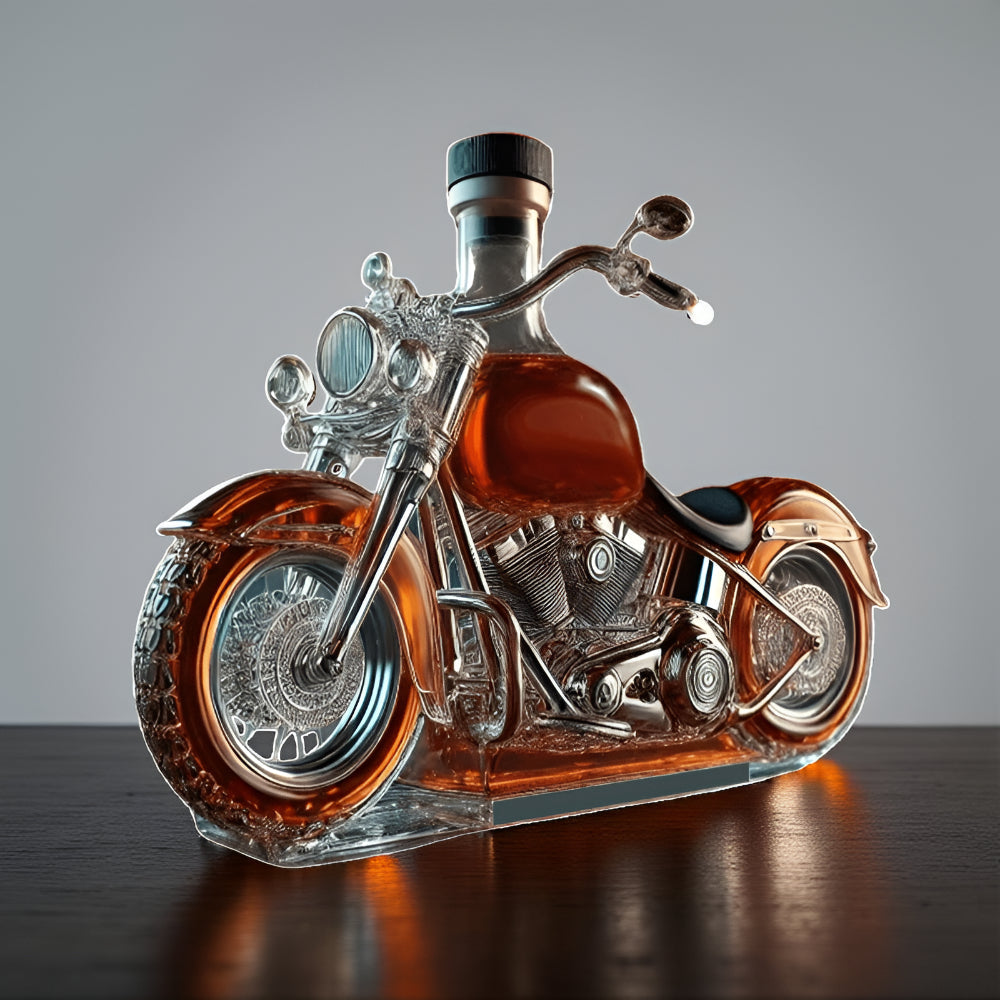 Motorcycle Shaped Whiskey Decanter For Bar Display