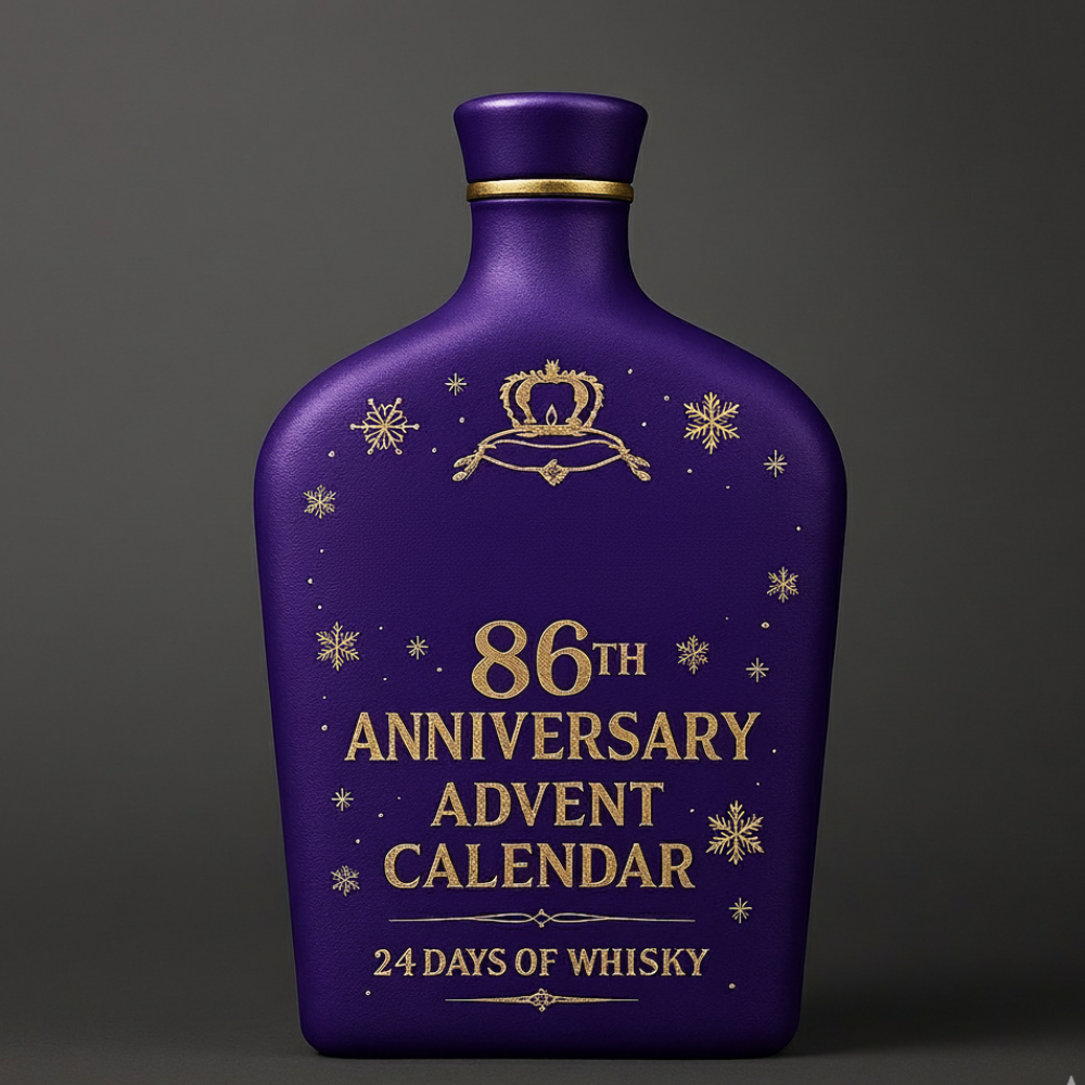Whiskey Themed Advent Calendar With Decorative Countdown