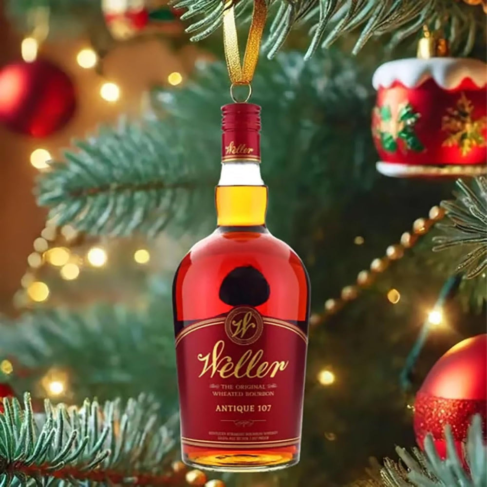 Whiskey And Bourbon Advent Calendar Ornaments Gift Set