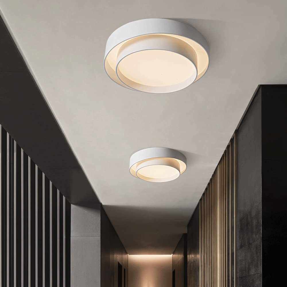 Nordische runde LED-Deckenlampe im minimalistischen Design