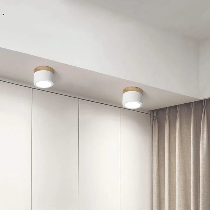 Virel Nordic LED-Deckenleuchte Minimalistisches zylindrisches Leuchtmittel | Snurv