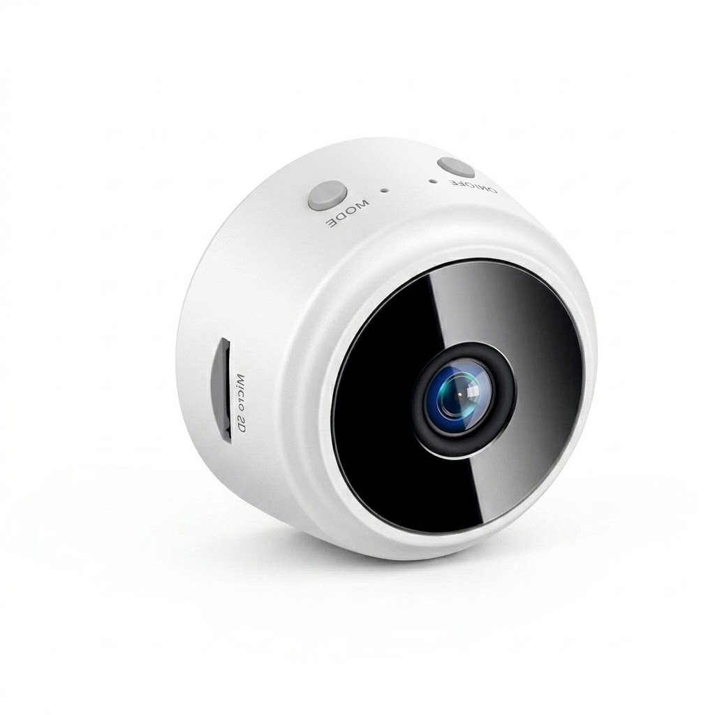 HD mini bezdrátová bezpečnostní kamera s magnetickým držákem a WiFi