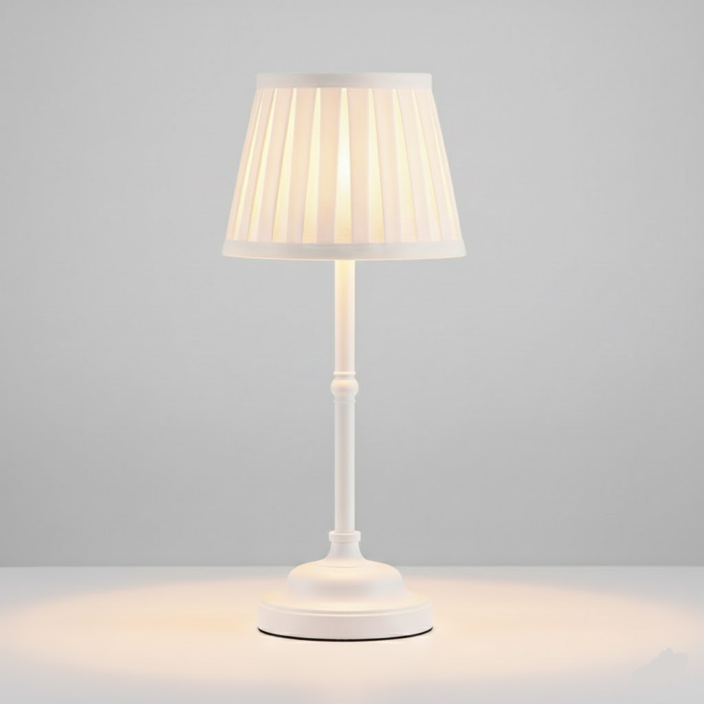 Kabellose Messing-LED-Tischlampe mit Touch-Dimmung und wiederaufladbarem Akku