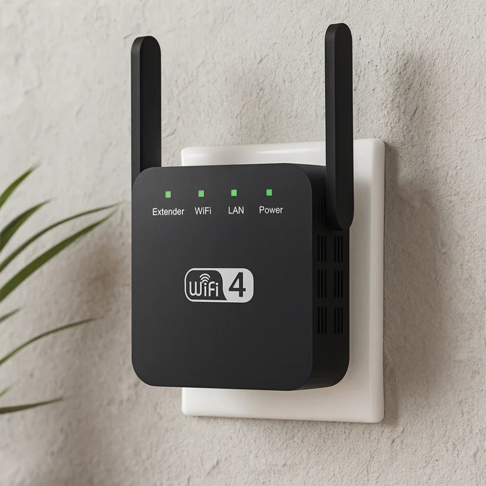 WLAN-Verstärker und Reichweitenverlängerer für Heimnetzwerk und Büro Repeater