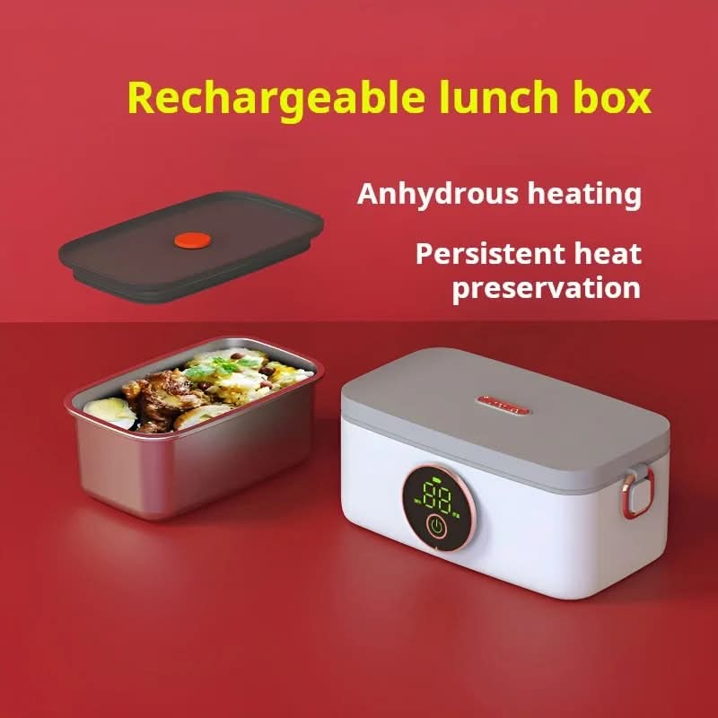 LumaHeat Cordless Lunchbox With Battery Heating Function