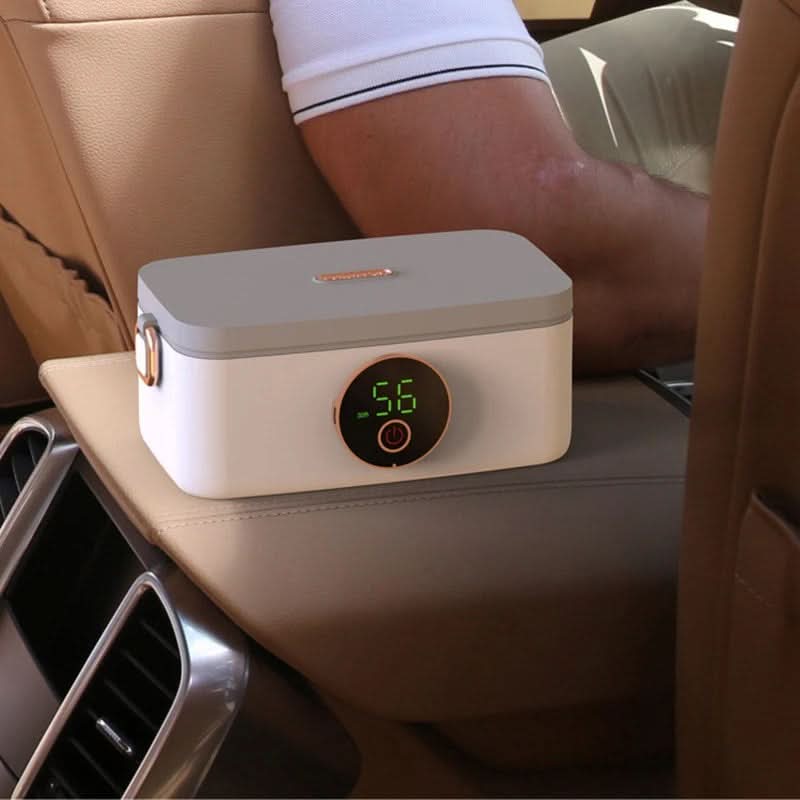 PulseHeat Pro Přenosný obědový box bez kabelu, dobíjecí pro teplá jídla na cestách