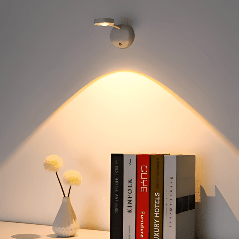 Trådlampa med LED för vägg med rörelsesensor - minimalistisk design, 1-lampa | Rosalyssa