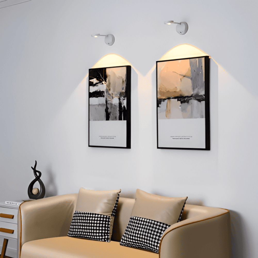 Trådlampa med LED för vägg med rörelsesensor - minimalistisk design, 1-lampa | Rosalyssa