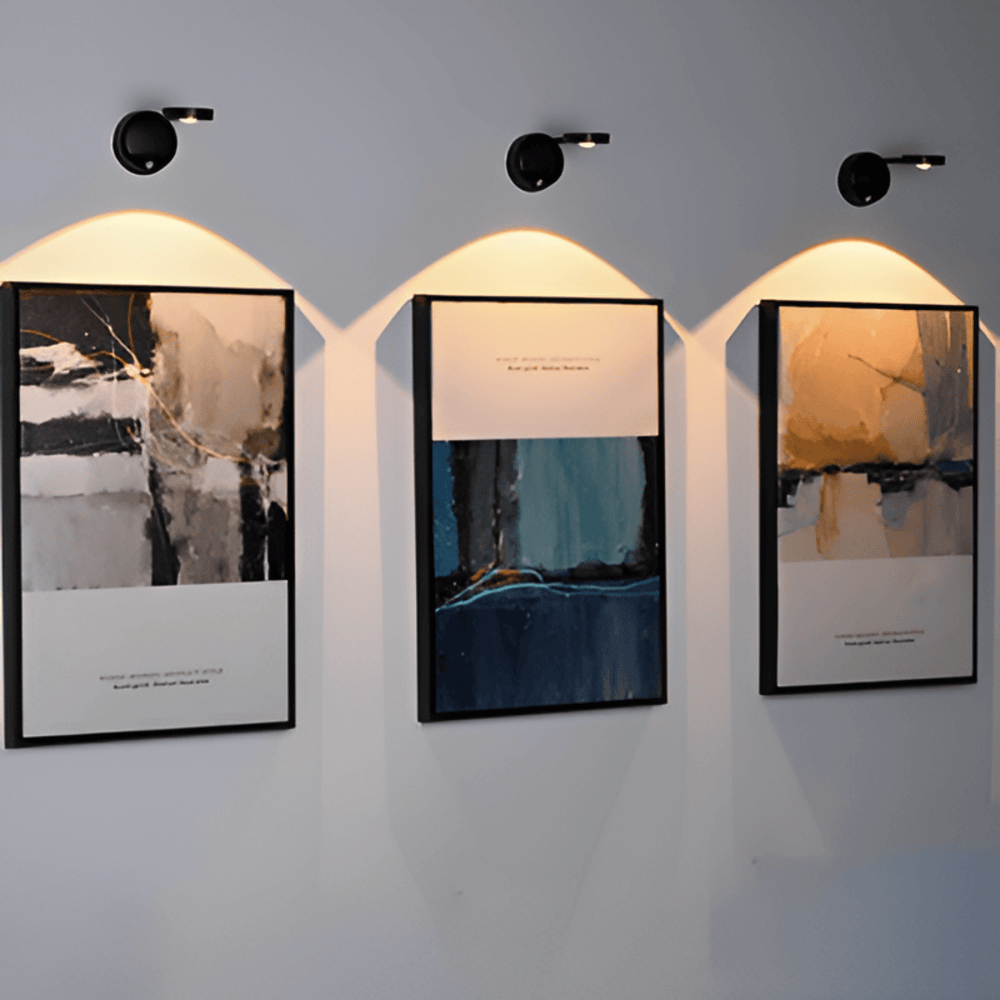 Trådlampa med LED för vägg med rörelsesensor - minimalistisk design, 1-lampa | Rosalyssa