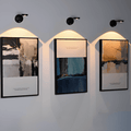 Trådlampa med LED för vägg med rörelsesensor - minimalistisk design, 1-lampa | Rosalyssa