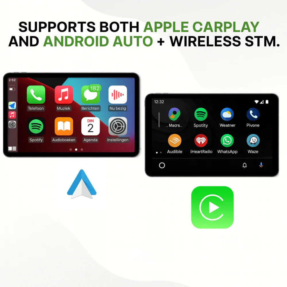 Kabelloser CarPlay- und Android Auto-Touchscreen-Display-Adapter für Autos