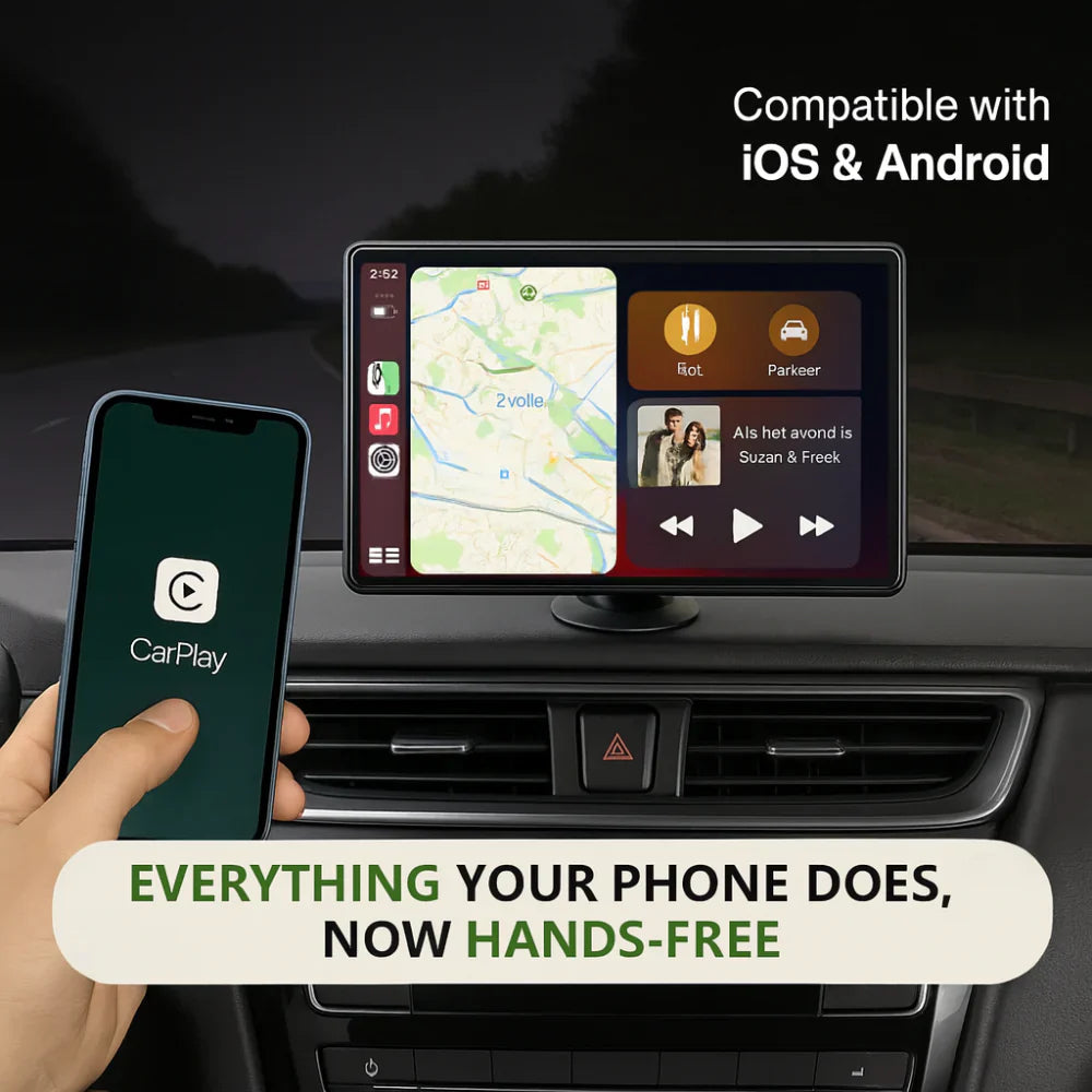 Kabelloser CarPlay- und Android Auto-Touchscreen-Display-Adapter für Autos