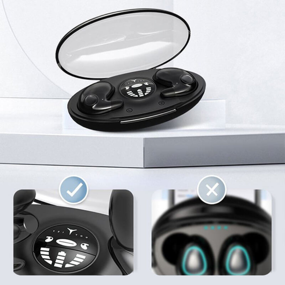 Auriculares Bluetooth com liberdade sem fios e cancelamento de ruído