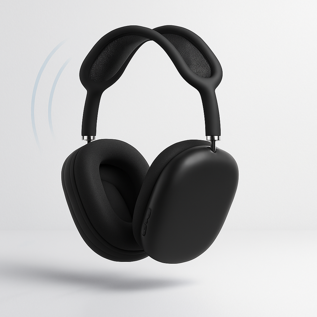 Over Ear Wireless Headphones With Noise Cancellation And Bluetooth Audio