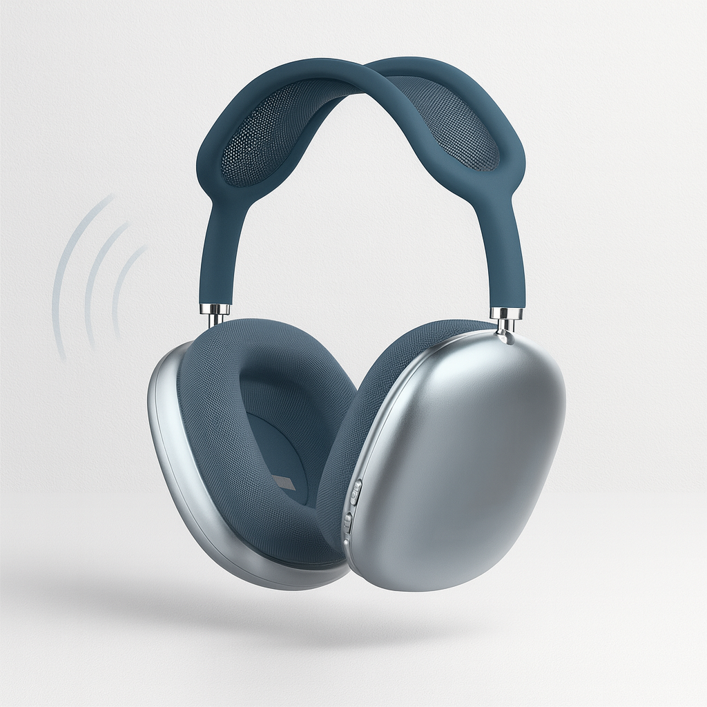 Over Ear Wireless Headphones With Noise Cancellation And Bluetooth Audio