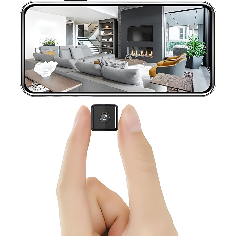 Mini telecamera di sicurezza wireless da interno a forma di cubo per uso domestico