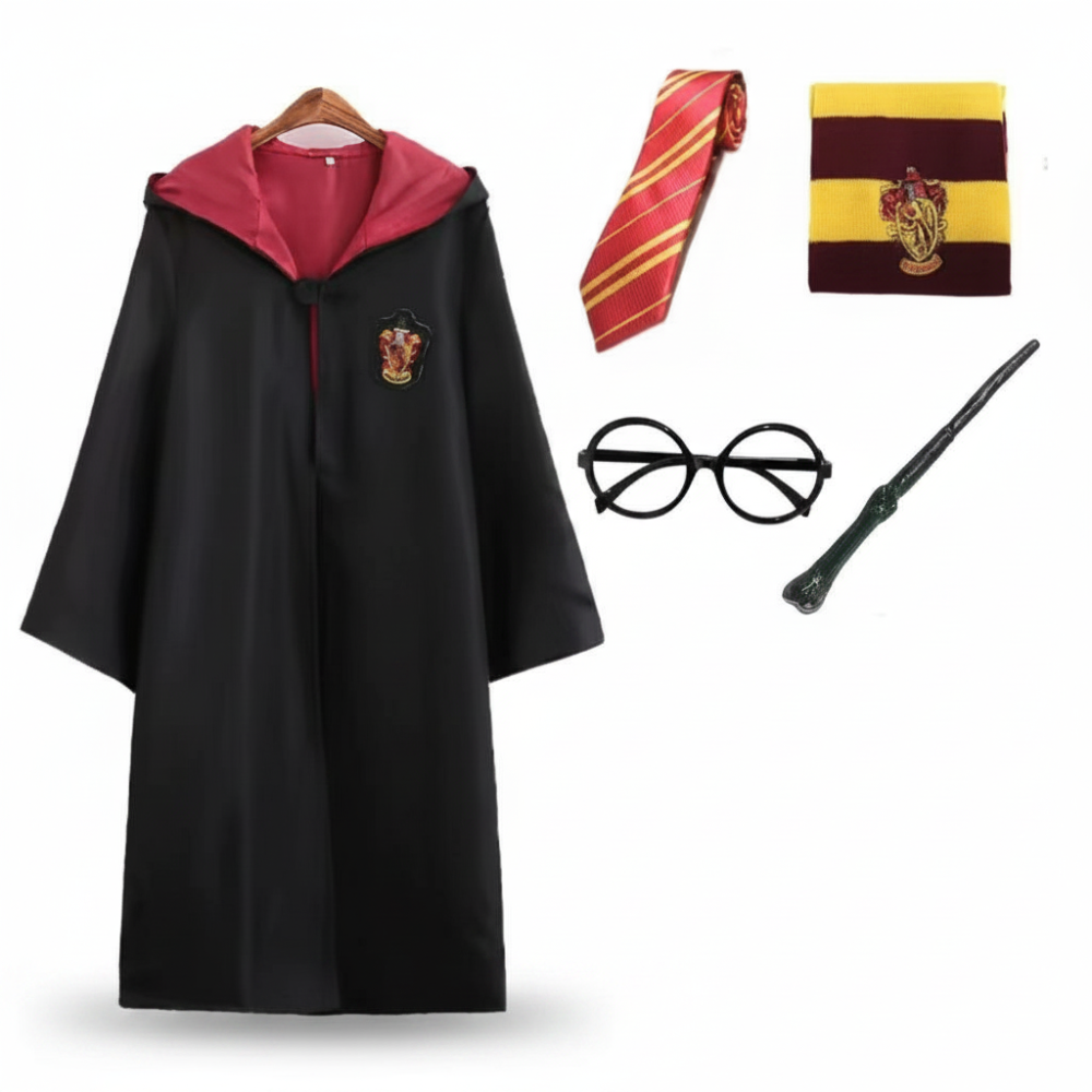 Wizard Costume Cloak Set For Kids And Adults With Accessories