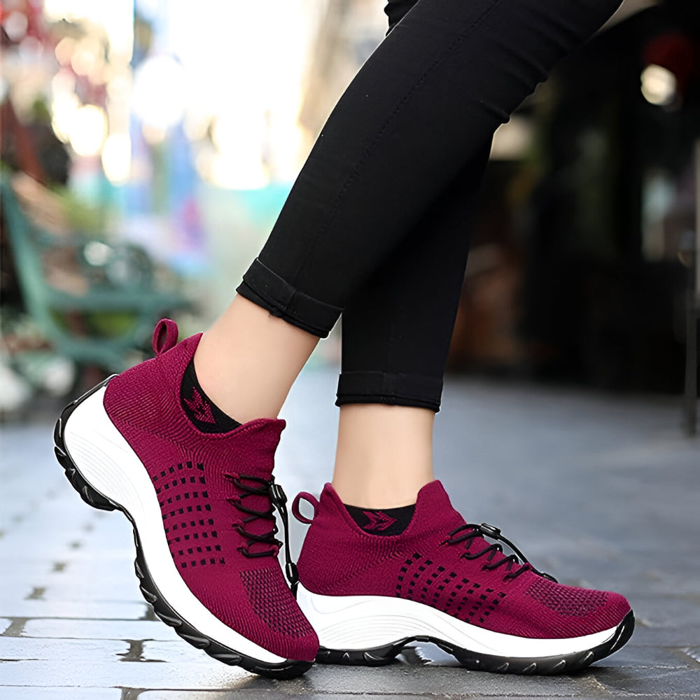 Women’s Walking Sneakers With Supportive Athletic Design