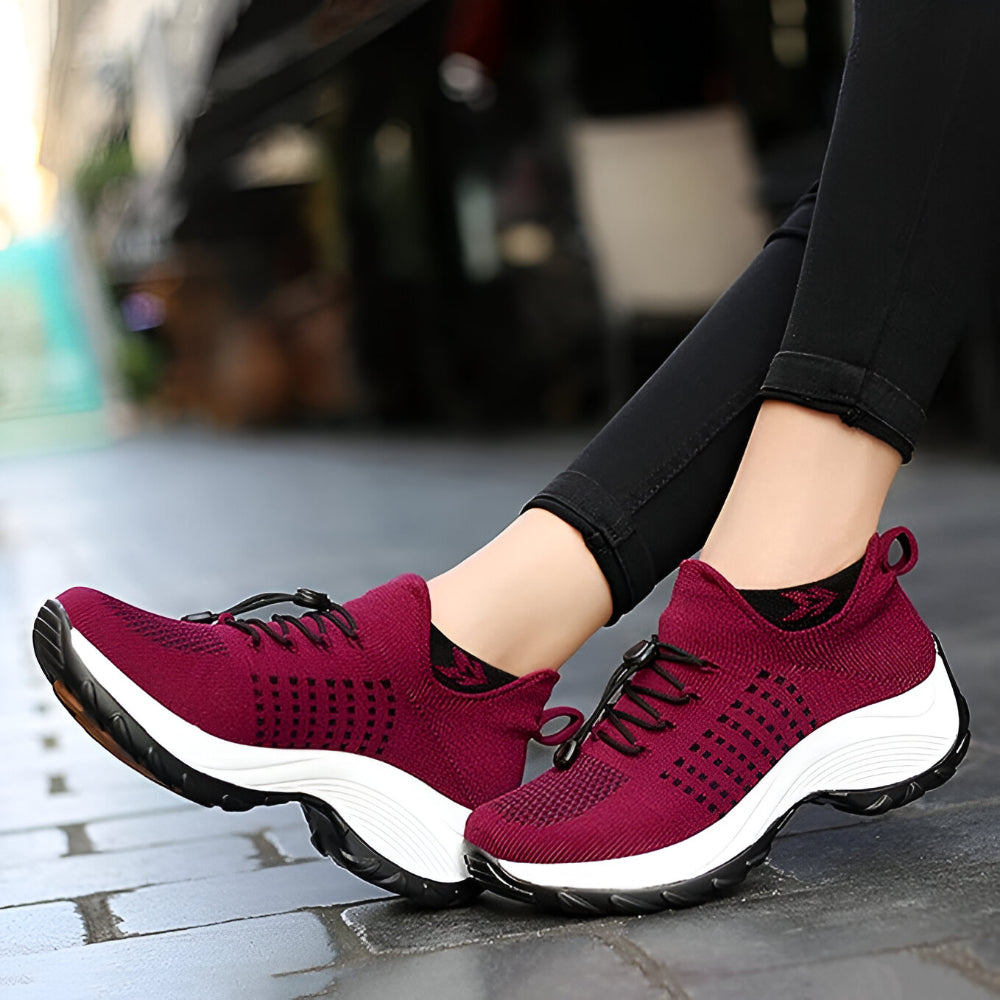 Women’s Walking Sneakers With Supportive Athletic Design