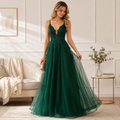Lace-Up Prom Dress For Formal Evening Events And Weddings