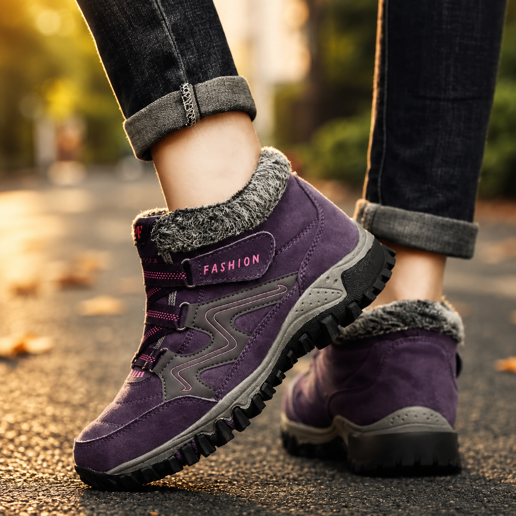 Waterproof Insulated Winter Boots For Women With Non Slip Soles