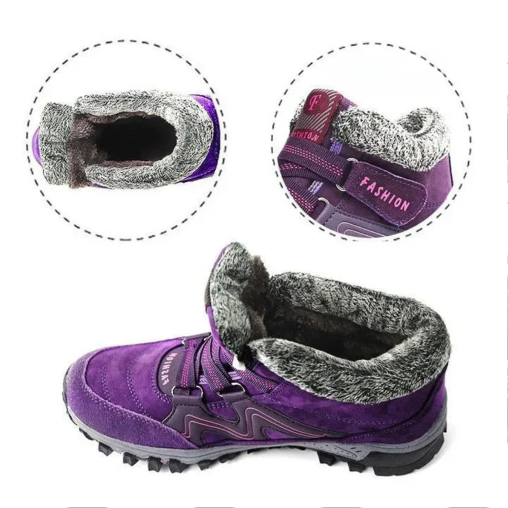 Waterproof Insulated Winter Boots For Women With Non Slip Soles