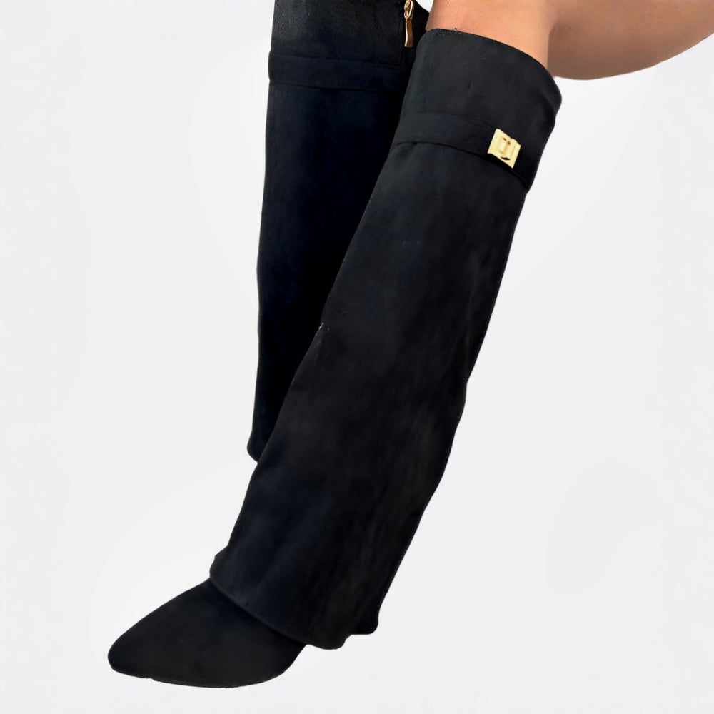 Women's Pointed-Toe Knee-High Boots For Everyday Style