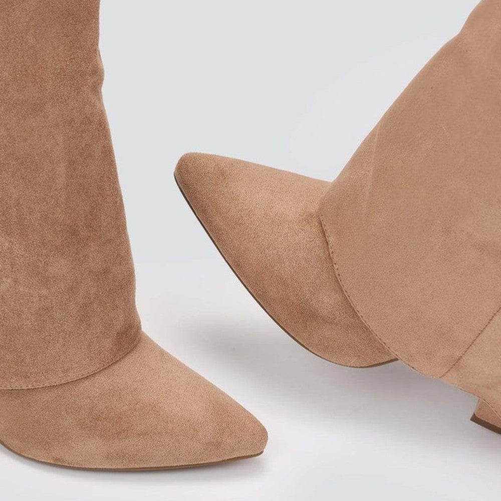 Women's Pointed-Toe Knee-High Boots For Everyday Style