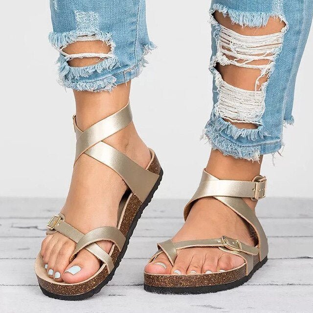 Women's Adjustable Orthopedic Sandals With Comfort Footbed | Rosalyssa