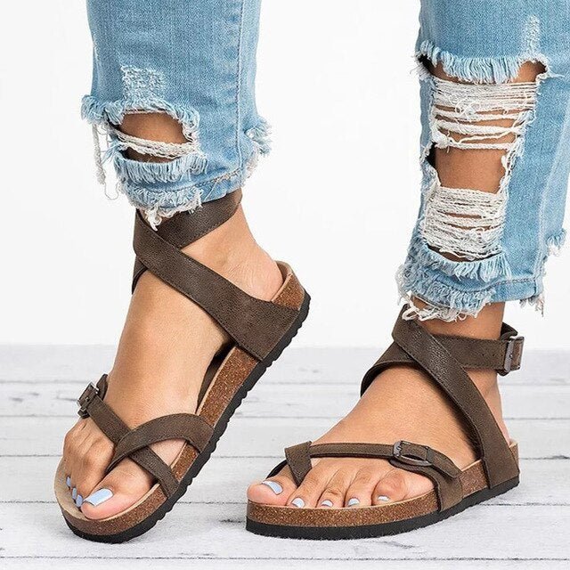 Women's Adjustable Orthopedic Sandals With Comfort Footbed | Rosalyssa