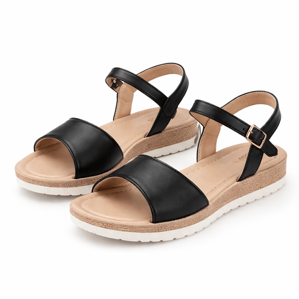 Women's Cushioned Strap Wedge Sandals For Summer Footwear In Various Sizes | Rosalyssa