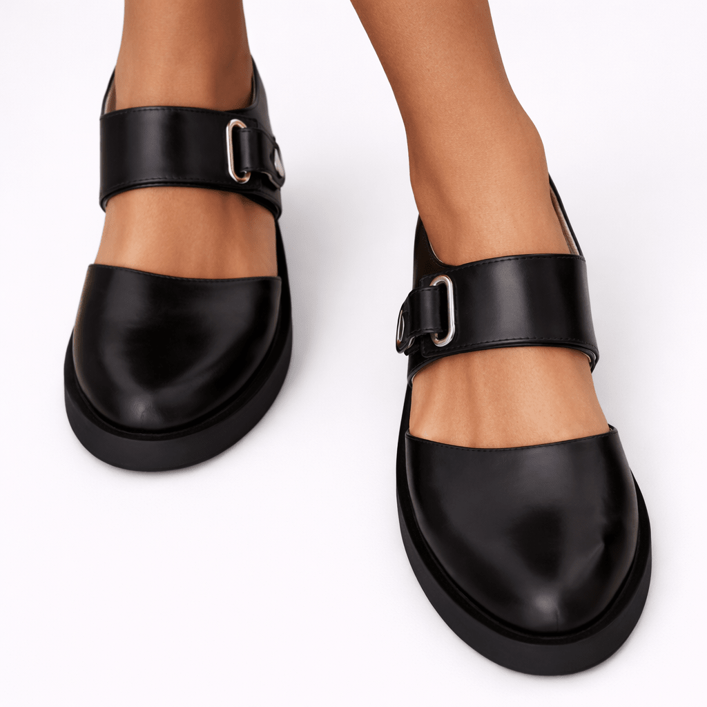 Dames Mary Jane Ballerina's met Comfortabele Stof en Modern Ontwerp Maatopties | Rosalyssa