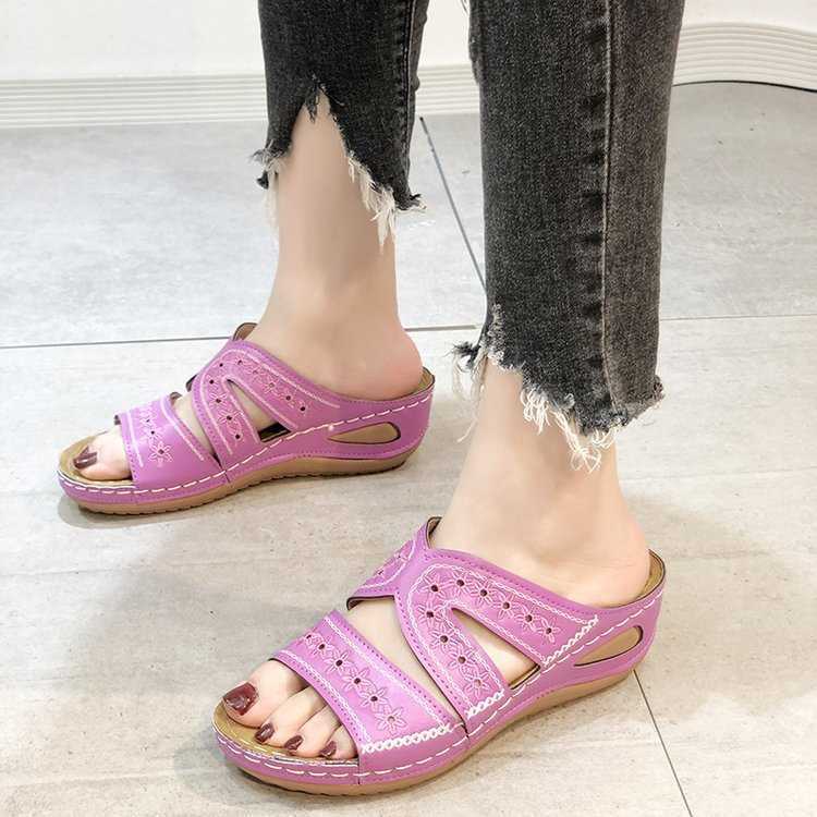 Zomers orthopedische comfortabele sandalen voor dames met verstelbare maat | Rosalyssa