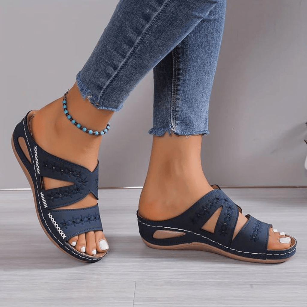 Zomers orthopedische comfortabele sandalen voor dames met verstelbare maat | Rosalyssa