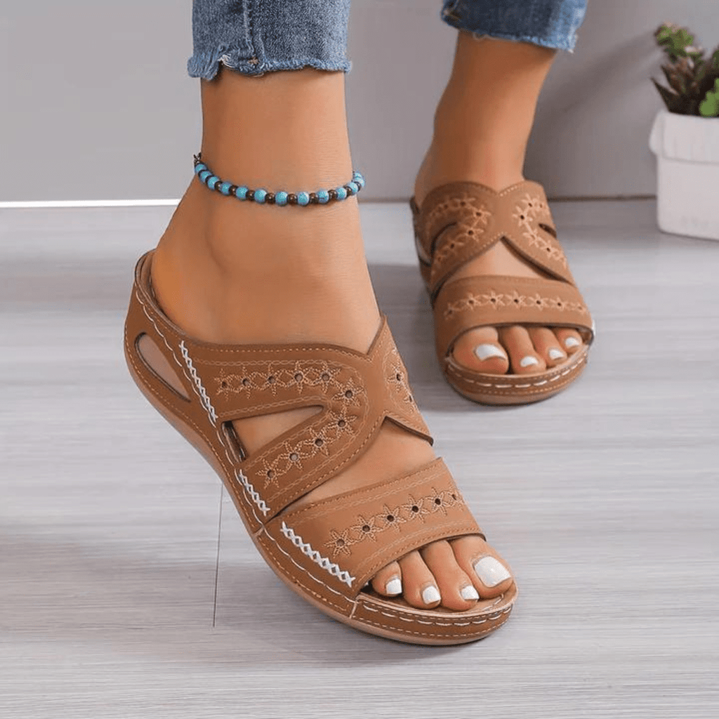 Zomers orthopedische comfortabele sandalen voor dames met verstelbare maat | Rosalyssa