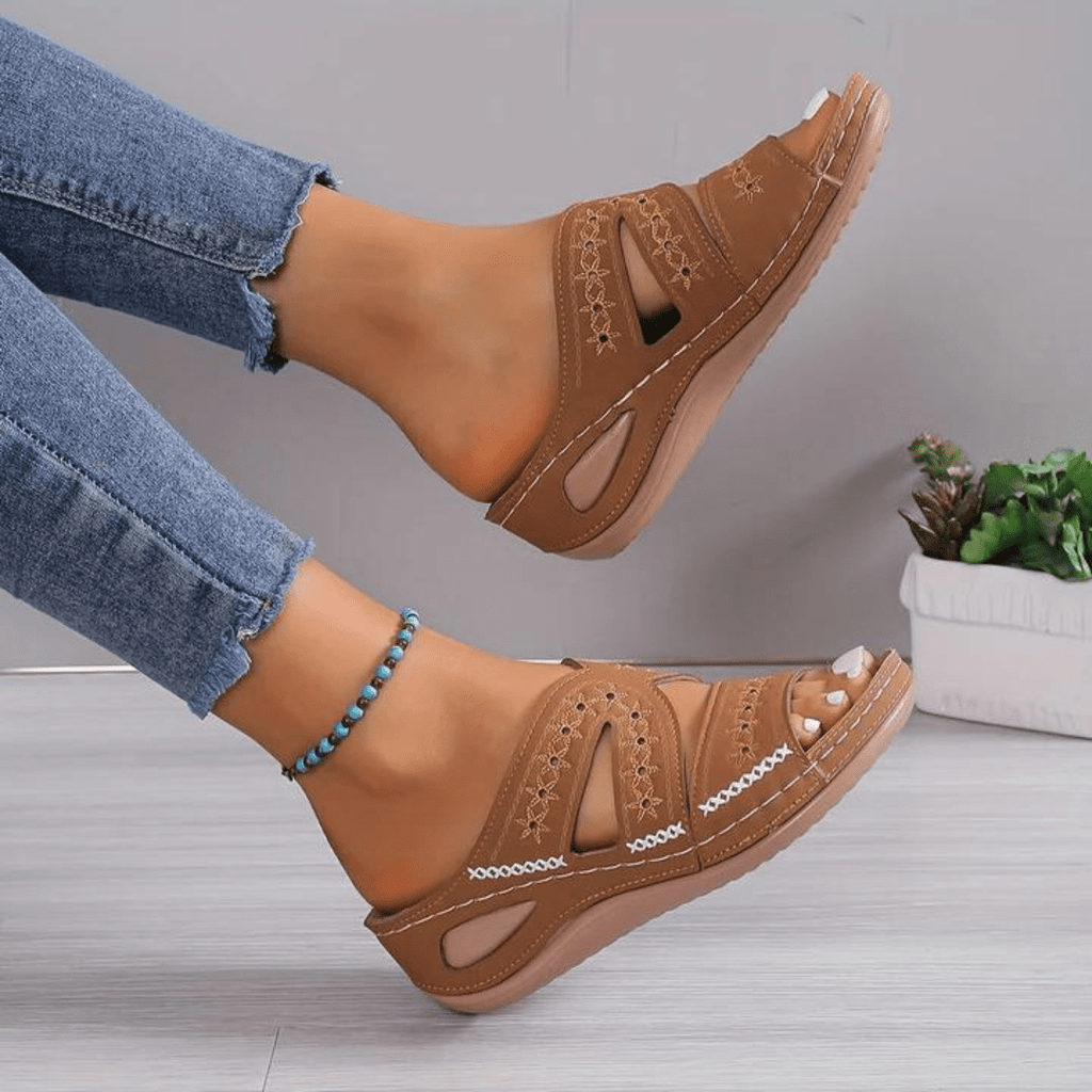 Zomers orthopedische comfortabele sandalen voor dames met verstelbare maat | Rosalyssa