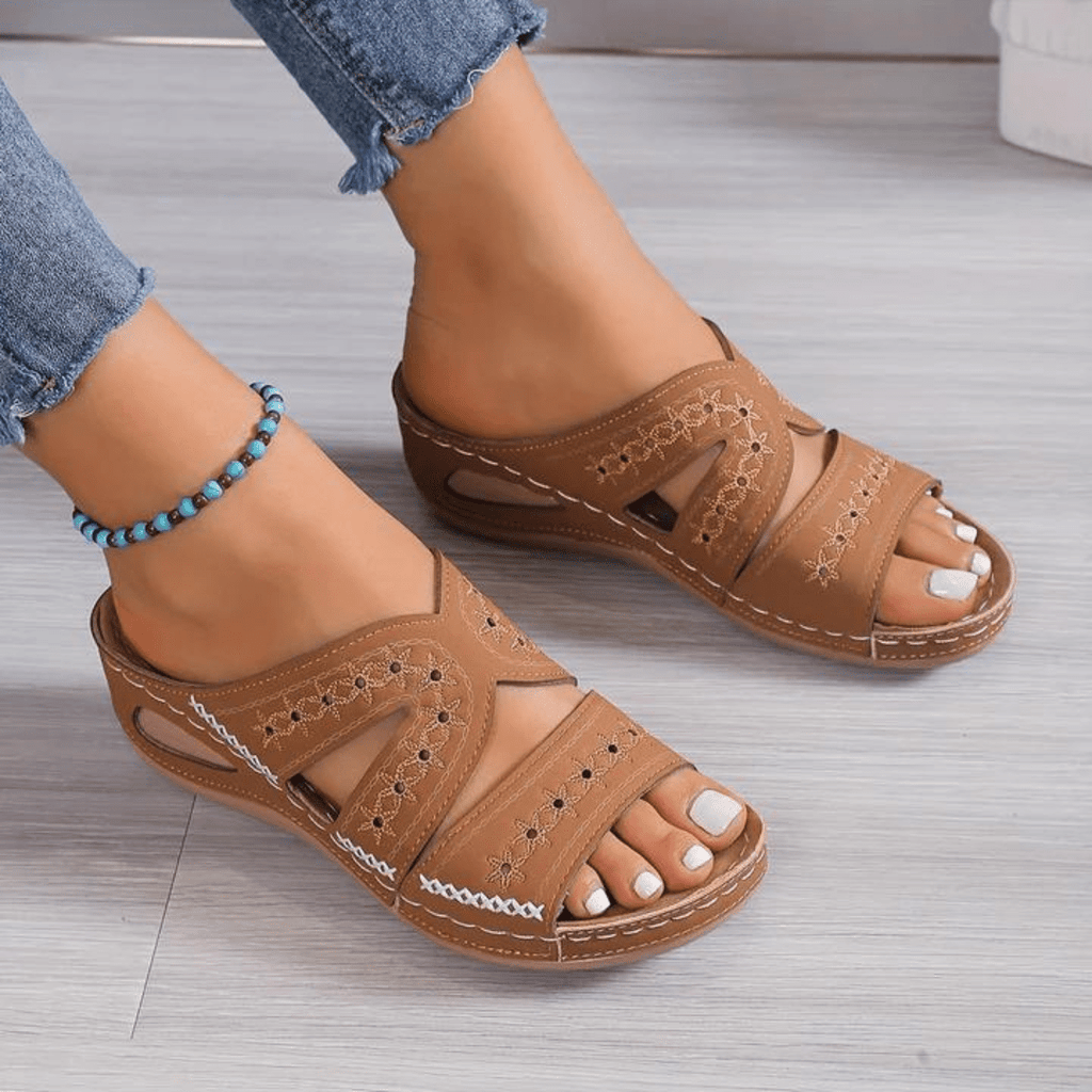 Zomers orthopedische comfortabele sandalen voor dames met verstelbare maat | Rosalyssa