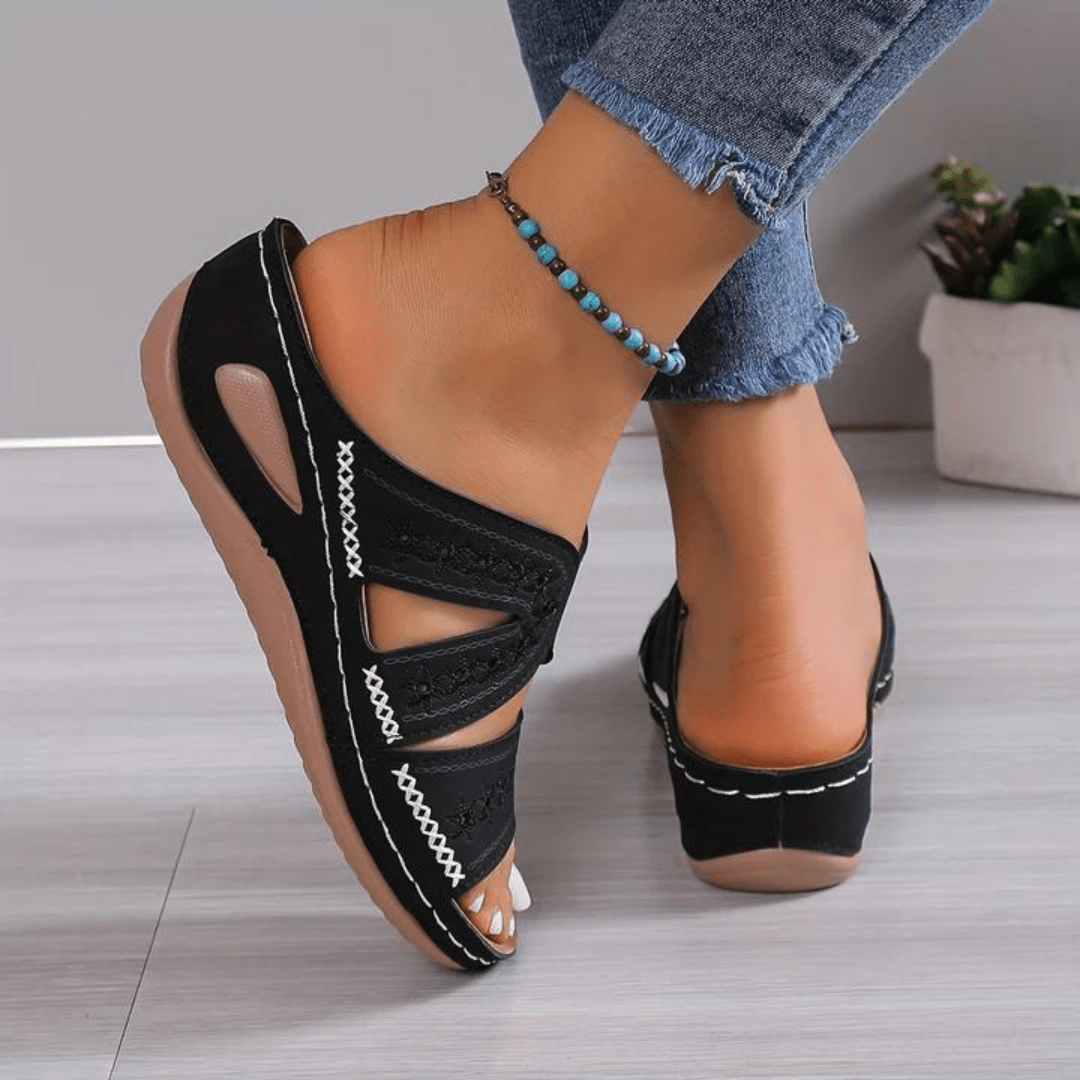 Zomers orthopedische comfortabele sandalen voor dames met verstelbare maat | Rosalyssa