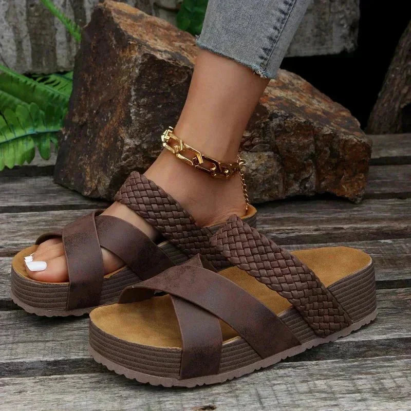 Summer Women's Orthopedic Platform Sandals For Comfortable Supportive Footwear | Rosalyssa