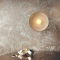 Lámpara de pared de madera con LED hecha a mano, con encanto rústico y ambiente suave