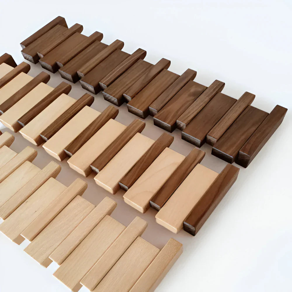 Piano-Style Folding Wall Rack Hook For Hanging Organizer