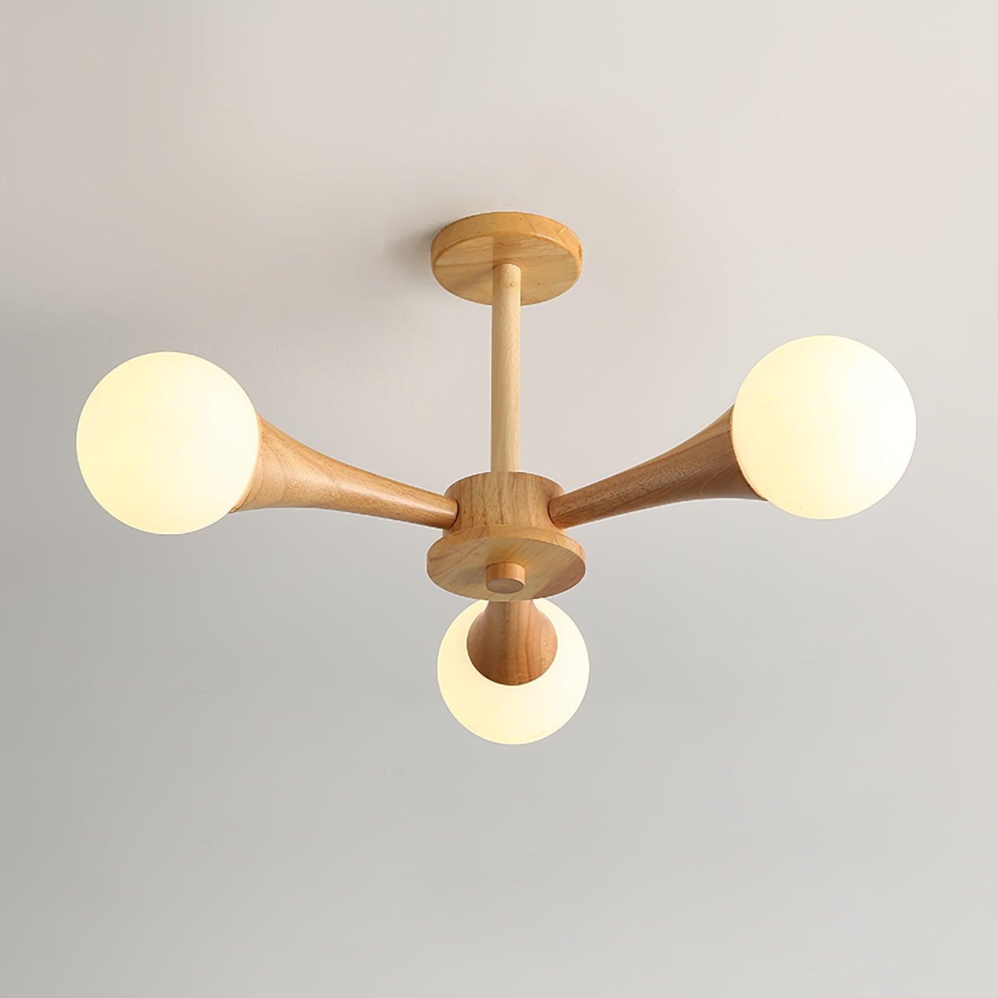 Kairo Træpendel Elegant Træloftlampe | Snurv