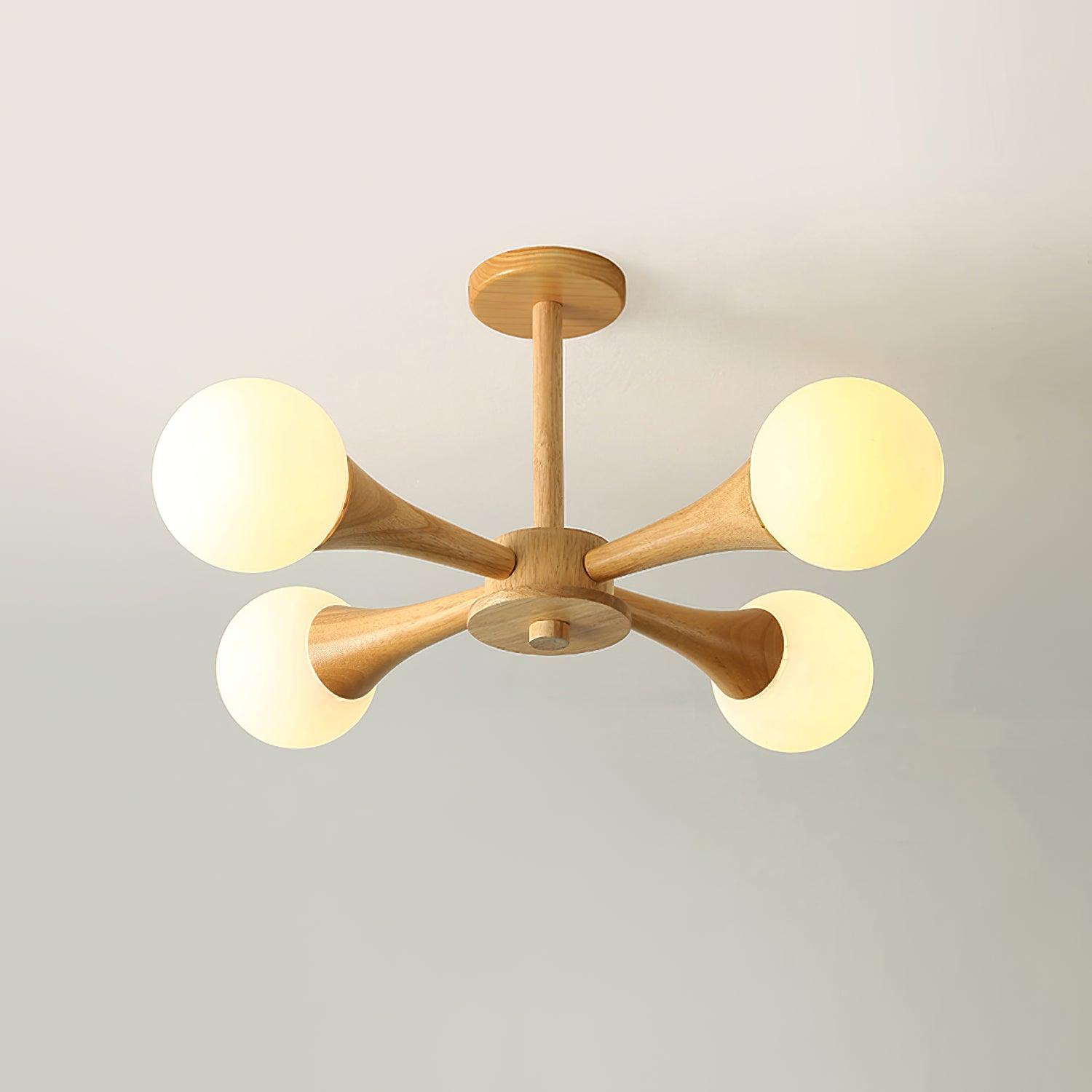 Kairo Træpendel Elegant Træloftlampe | Snurv